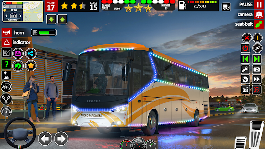 Cidade Ônibus Jogo: Ônibus 3d