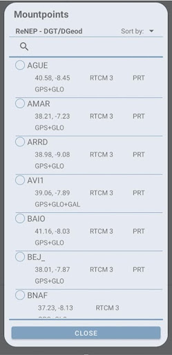 Screenshot of NTRIP Client by Bluecover