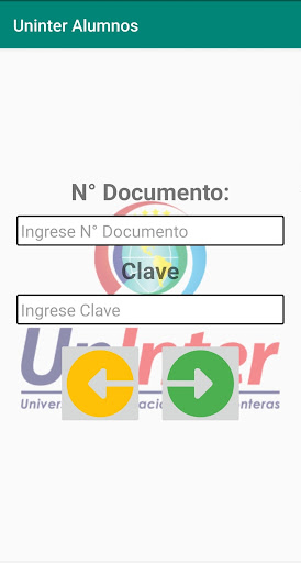 Android application Uninter screenshort