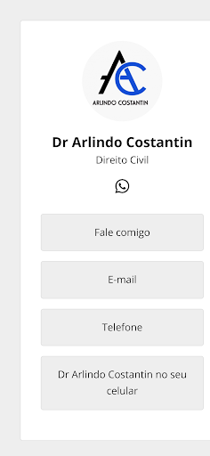 Android application Dr Arlindo Costantin screenshort