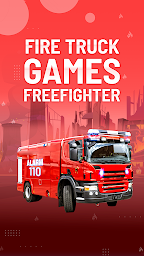 Fire Truck Games - Firefigther