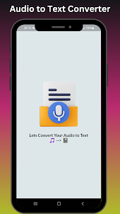 Audio to Text Converter