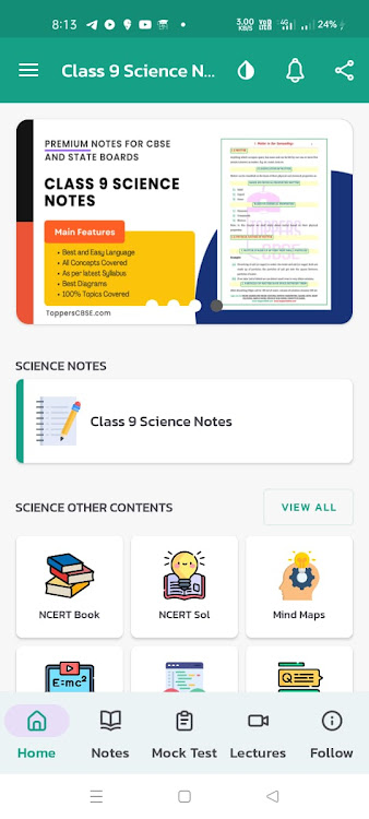 Class 9 Science Notes - 1.0.4 - (Android)