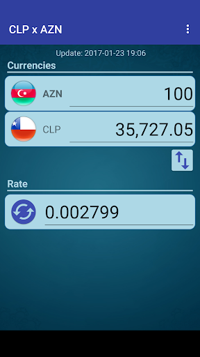 Chile Peso x Azerbaijan Manat Screen 2