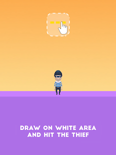Draw & Hit: Kick the Robber!