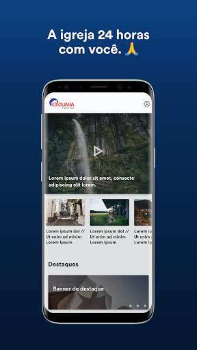 Android application ICB Guará: A Igreja da família screenshort