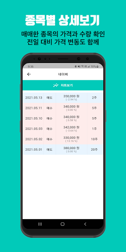 주식 다이어리  주다
