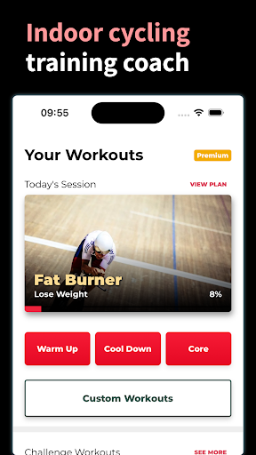 Screenshot of Exercise Bike Workout: Cycling