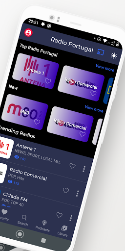 Radio Portugal Screen 2