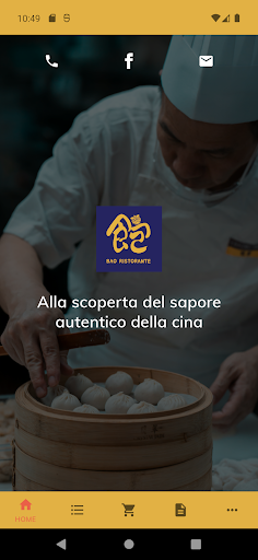 Android application Bao Ristorante screenshort