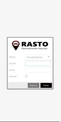 Android application Rasto Rastreamento screenshort
