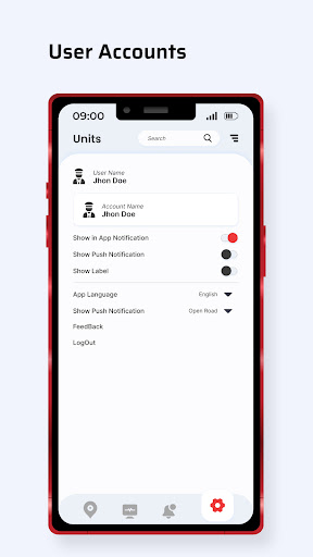 Android application Flotilla LITE screenshort
