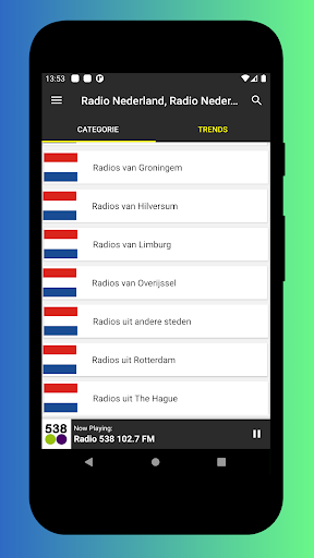 Radio Netherlands: FM Radio NL Screen 2