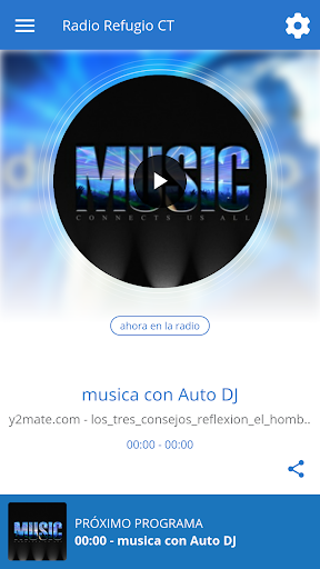 Android application Radio Refugio CT screenshort