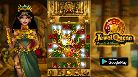 Screenshot 16 Jewel Queen: Puzzle & Magic -  android