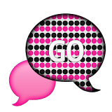 GO SMS - Polka Dot Princess icon