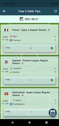 Android application Sure Bets Today: Sure Tips App screenshort