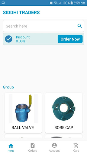 Android application Siddhi Traders screenshort