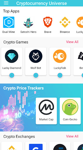 Cryptocurriency Universe Screen 3