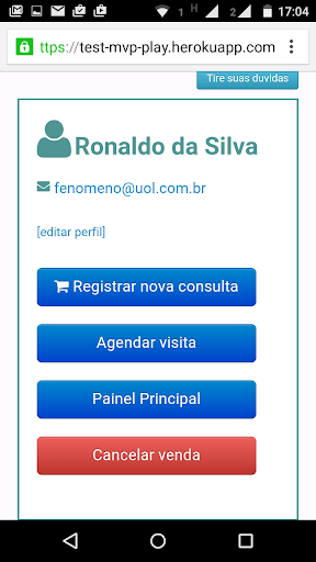 Gestão de Atendimentos Screen 3