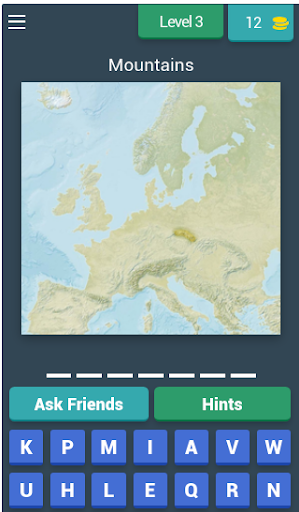 Physical geography - World map
