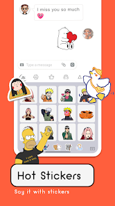 Captura de Pantalla 8 Keyboard themes - fonts, emoji android