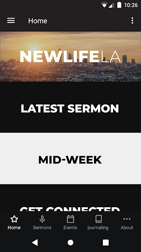 Android application NewLifeLA - CA screenshort