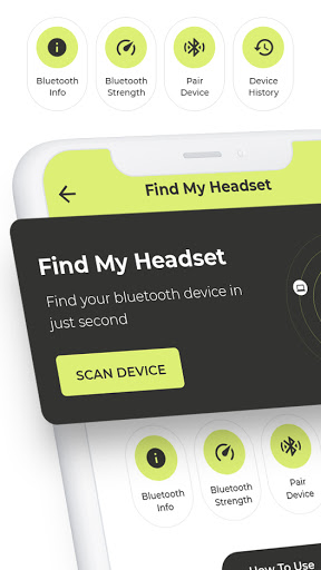 Android application Find My Headset - Find Earbuds screenshort