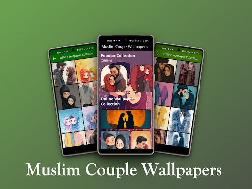 Android application Muslim Couple Wallpapers HD screenshort