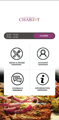 Android application Feast Chariot screenshort