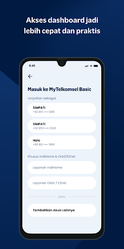 MyTelkomsel Basic ekran görüntüsü