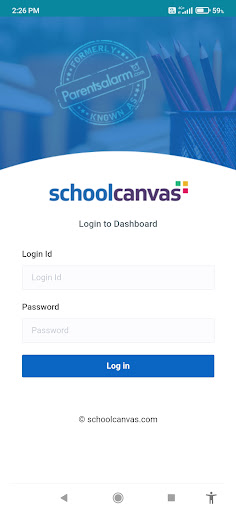 Android application School Canvas Admin App screenshort