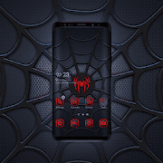 Red Spider Web Theme
