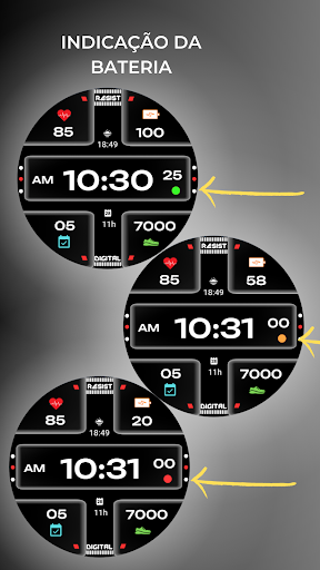 Block Time 22 Watch Face Screen 3