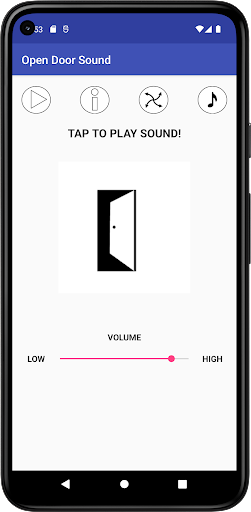 Android application Open Door Sound screenshort