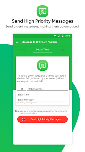 Message To Unknown Number Screen 3