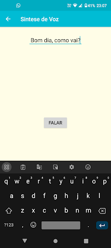 Sintese de Voz Screen 2