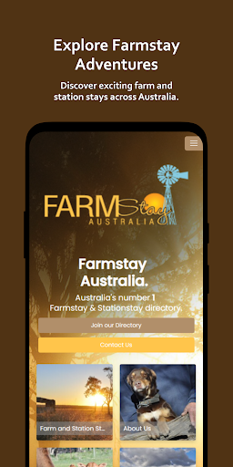 Android application Farmstay Australia screenshort