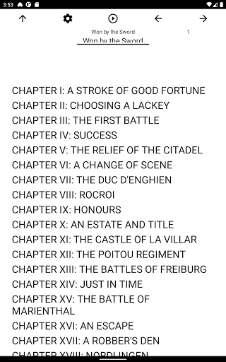 Book, Won by the Sword Screen 3