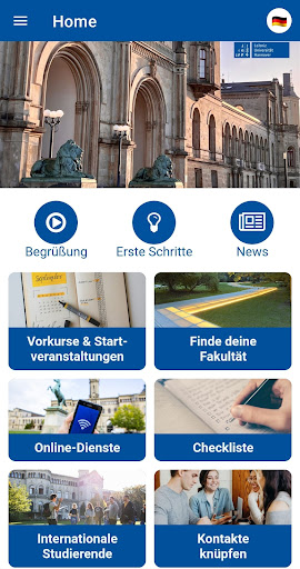 Android application Studienstart LUH screenshort