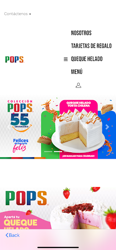 Android application Helados Pops screenshort