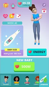 Mẹ và bé 3D Trò chơi mang thai