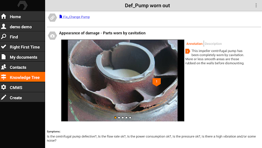 Android application MaintenanceTV screenshort