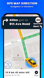 GPS Maps - Navigation, Traffic