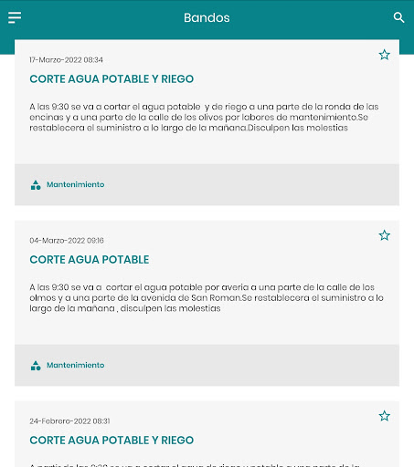 Urb. Reguerones Informa Screen 2