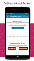 screenshot of Call Log PDF Backup & Restore