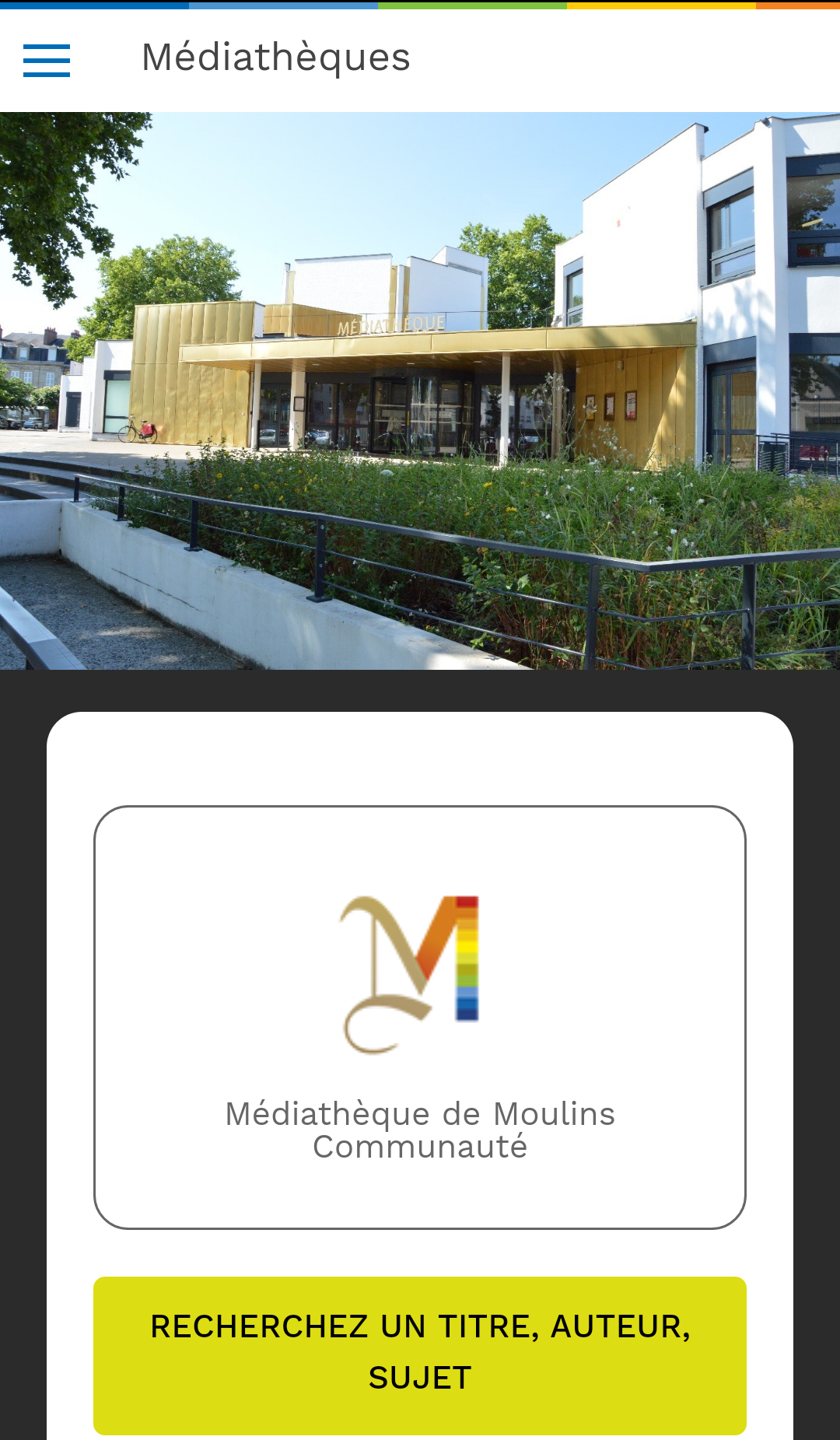 Android application Moulins Communauté screenshort