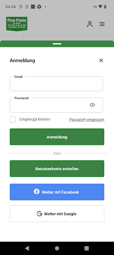Pizza Pronto Mainz Screen 2