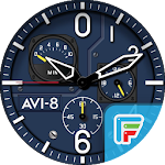 Cover Image of Скачать AVI-8 - Hawker Hunter AV4052-07 Watch Face  APK