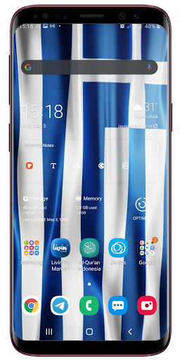 Greece Flag Live Wallpaper Screen 3